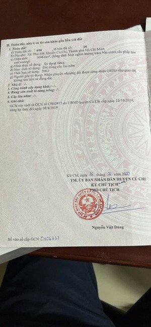 bán 1046.6m2 đất xã thái mỹ, củ chi. đất đẹp, vuông vắn, giá tốt nhất khu vực, lh 