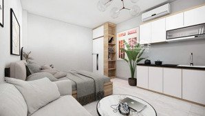 phòng trọ nơ trang long cửa sổ lớn, full nội thất, 38m2 tiện ích đầy đủ