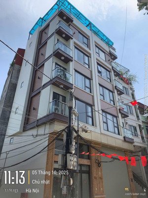 nhà 6,5 tầng mới xây - ngõ 110/40 đường nam dư, hoàng mai, hà nội
