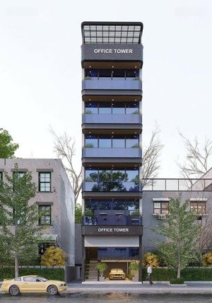 nguyễn khang - tòa vp 8 tầng mặt view sông - vỉa hè 2 bên - kdvp mới tinh đẳng cấp