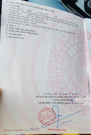 đất trước đông xã hòa nhơn, 128m2 đất ở gần khu biệt thự sinh thái hồ trước đông.