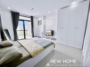 căn hộ 1 phòng ngủ full nội thất, có ban công, máy giặt riêng