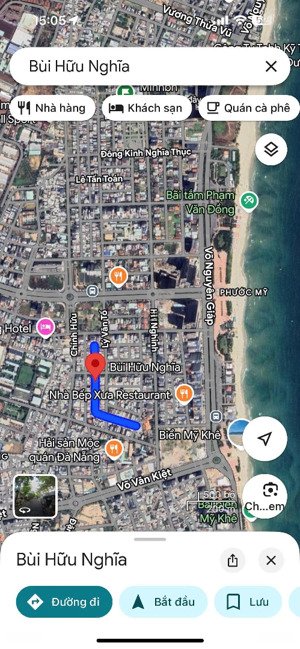 bán cặp đất đẹp 164m2 đường bùi hữu nghĩa gần biển mỹ khê, sơn trà