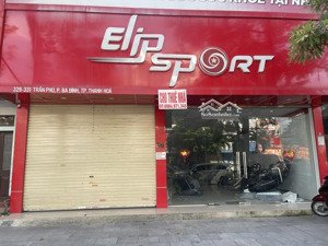 cần cho thuê nhà tại trung tâm thành phố thanh hóa, diện tích mặt băng 233m2, mặt tiền 9,5m