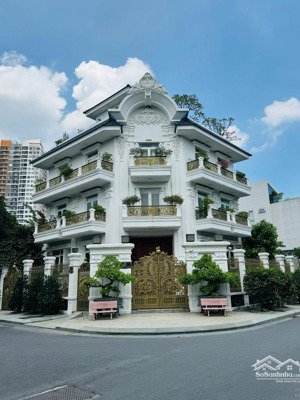 góc 2 mặt tiền view sông phường an khánh - dt: 219m2 - ctxd: hầm 4 tầng - gía: 42tỷ tl