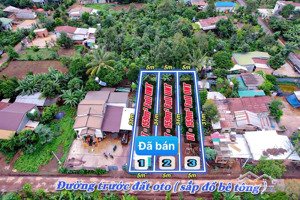 đất gần tỉnh lộ 10, gần quốc lộ 27, mặt tiền bê tông full thổ cư chỉ 268tr