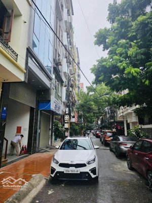 toà nhà 8 tầng thang máy 60m2, mt 4.3m giá 26.5 tỷ mai dịch, cầu giấy, phân lô vỉa hè ô tô tránh kd