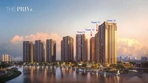 the privé mở bán 4 tháp đẹp nhất 3 mặt giáp sông, vốn đầu tư chỉ 10% (650 triệu), chiết khấu 12,5%