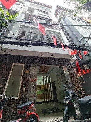 bán nhà đội cấn 43m2 x 5 tầng mặt tiền 5m - lô góc sáng thoáng - ngõ thông giao thông thuận tiện