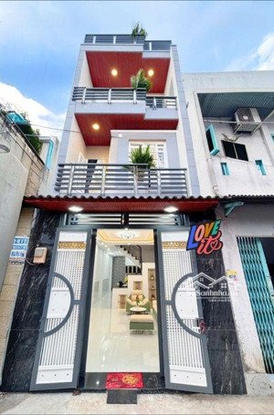 giảm mạnh, nhà 4 tầng 64m2 hương lộ 2, hẻm 6m, gần tên lửa, aeon bình tân, giáp tân phú