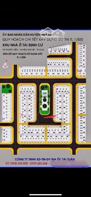 đất sổ đỏ.kdc lập phúc phước kiển .xã nhà bè.tphcm