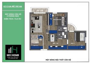 bán căn góc tòa ct5a mễ trì hạ, phạm hùng, 74m2, 6.1 tỷ, 3 ngủ, 2 vs, sổ đỏ, full nội thất.