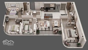 căn 4n vip nhất, diện tích khủng nhất toàn dự án lumiere evergreen là trục 01 a2 diện tích: 131,7