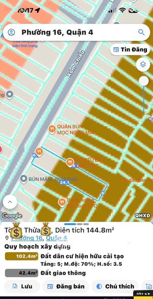 bán nhà mặt tiền kd đ.xóm chiếu, q.4- ngang hiếm 6m*24m- sổ hồng vuông vức 1 đời chủ ở xưa