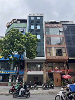 mặt phố nguyễn chánh - tú mỡ -vỉa hè rộng- toà văn phòng 8 tầng -dòng tiền 70tr/tháng - 37.9 tỷ