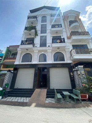 bán tòa nhà dịch vụ 6 tầng 8 x 20m 21 phòng dòng tiền 60tr/th đường nhựa 8m thông bình tân giáp q6