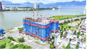 căn khối đế 2 tầng peninsula mặt tiền đẹp đường lớn thông sông hồ hán thương 18.3 tỷ