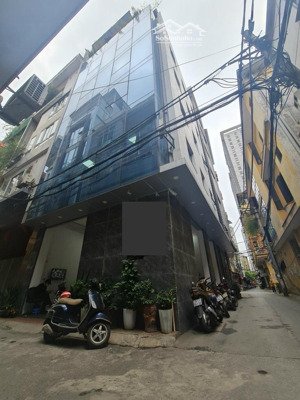tòa nhà văn phòng 7tầng thang máy - lô góc - ôtô tránh nhau - cách phố yên lãng 10m - 86m2 49.8tỷ