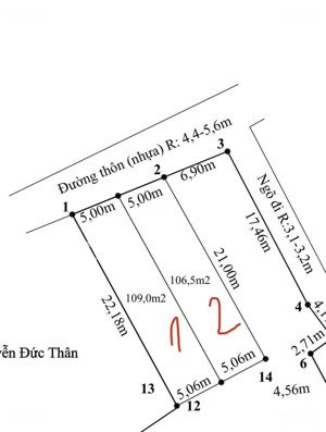 chuẩn bị có 2 siêu phẩm 109m2 mặt tiền 5m đường nhựa - an thọ - nằm sát cụm công nghiệp an thọ