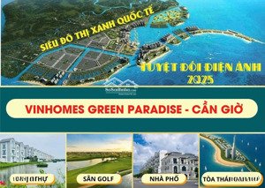 5 suất ngoại giao, booking sớm nhất biệt thự, liền kề dự án vinhomes cần giờ giá tốt, uy tín nhất