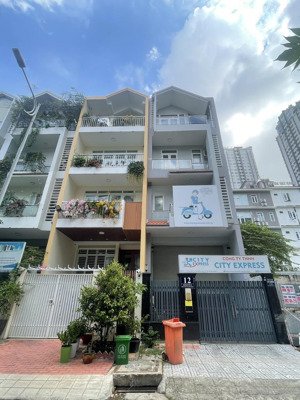 bán nhà phố kdc himlam có thang máy đường 14m, sẵn hđt gb: 28,5 tỷ lh: 