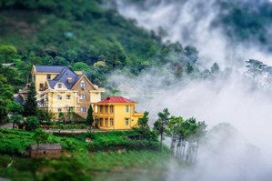 bán đất trung tâm tam đảo, 517m2, 4 mặt thoáng, mt20m, giá 70tr/m2. lh 