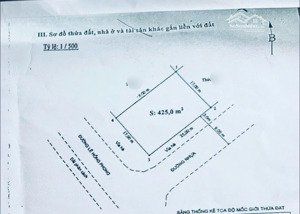 bán lô đất lô góc mặt đường lê hồng phong, ngô quyền 425m2 chỉ 155 tỷ