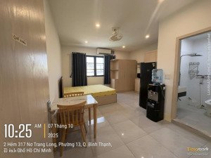 cho thuê phòng full nội thất, 30m2, cửa sổ lớn ngay nơ trang long, bình thạnh