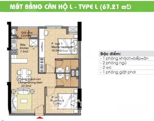 bán cc the era town quận 7. 67m2, 2pn, 2wc, đầy đủ tiện ích. giá chỉ 2 tỷ 350