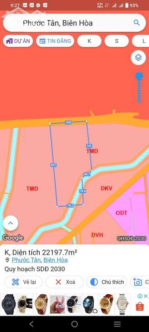 BÁN 22000m ĐẤT TMDV PHƯỚC TÂN VỊ TRÍ KIM CƯƠNG - SỞ HỮU LẠI LÀ SỞ HỮU MỘT TÀI SẢN TRỌN VẸN