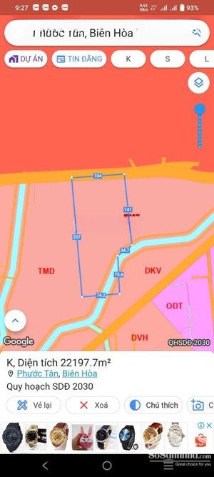 bán 22000m đất tmdv phước tân vị trí kim cương - sở hữu lại là sở hữu một tài sản trọn vẹn