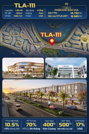 cơ hội sở hữu villa shop đẳng cấp tla-111 phân khu đảo vua dự án vinhomes royal island