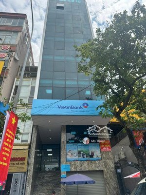 bán toà vp mặt phố văn cao, ba đình dt 110m x10txmt 6m x giá nhỉnh 70 tỷ. vỉa hè, dòng tiền 250tr/t