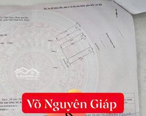 chào bán căn nhà 3 tầng mặt tiền đường võ nguyên giáp
