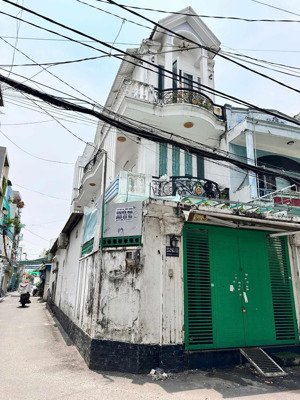 nhà 2 mặt tiền 5x17m đúc 3 tầng phạm văn chiêu p9 gò vấp