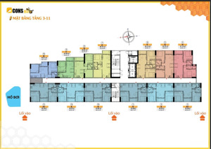 căn hộ bcons bee 2pn1wc cần bán, giá bao gồm sang tên 1ty750, sổ hồng sở hữu lâu dài