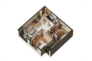 suất ngoại giao căn 2pn hướng đông nam siêu đẹp tại happy one sora - ck đến 190tr gọi liễu ngay