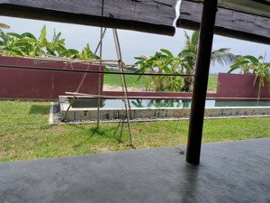 villa view lúa cẩm châu, mặt tiền 17,5m siêu đẹp, sẵn hợp đồng cho thuê lâu dài, giá rẻ cho đầu tư