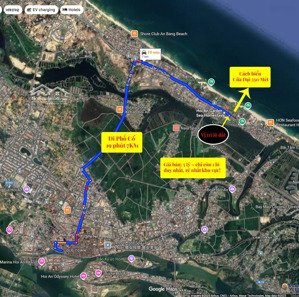 bán đất mặt tiền lạc long quân hội an sát biển vị trí vàng đầu tư nghỉ dưỡng, sổ đỏ chính chủ