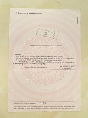 75 m mt 5 m thông ô tô giá 8xtr /m vân xã phúc thịnh mới vị trí siêu đẹp giá đầu tư