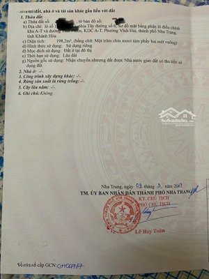 nhà mặt tiền kinh doanh đường thái phiên, kdc a - t, vĩnh hải, bắc nha trang - 198,2m2 ngang 9m