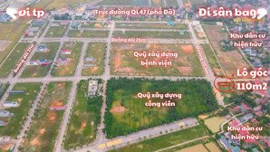 cần bán lô góc kđt sao mai - triệu sơn, diện tích 109.8 m2, mặt tiền góc 5.7m, liên hệ: 