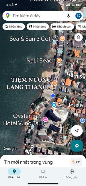 chính chủ gửi cho thuê nhà 2 mặt tiền biển trần phú, bãi dâu vũng tàu