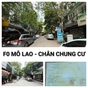 giảm chào 500tr! mỗ lao - phân lô - vỉa hè - chân chung cư, trường học - đi bộ ra ga văn quán