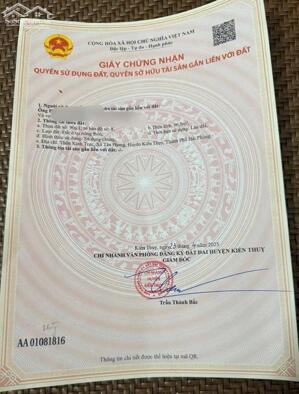 Bán đất Tân Phong - Kiến Thụy - Hải Phòng