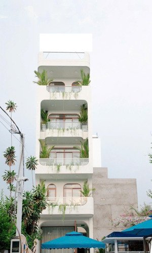 bán toà nhà mặt tiền đang làm khách sạn, chdv, văn phòng phường bình trưng. doanh thu 250tr/tháng