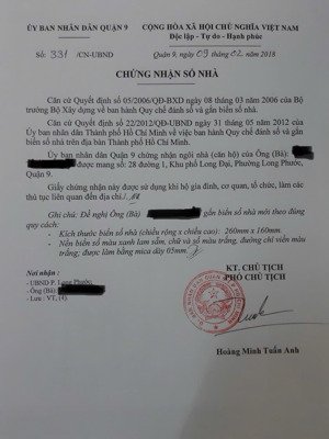 biệt thự mặt tiền 28 đường số 1, kp long đại, phường long phước, quận 9, hồ chí minh