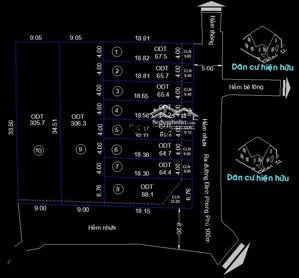 10 nền đất - sổ hồng f0 - kdc đình phong phú