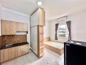 phòng cho thuê rộng 30m2 gần trường sa q3 đường trần quang diệu full nội thất - tách bếp