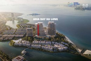 bán căn hộ aria bay 1pn góc 2 mặt thoáng, diện tích 61m2 quay hồ giá 4,453 tỷ 